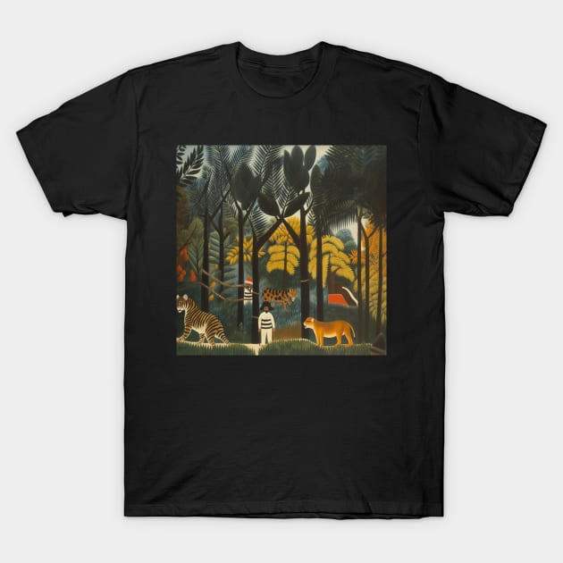 Henri Rousseau drawing T-Shirt by ComicsFactory